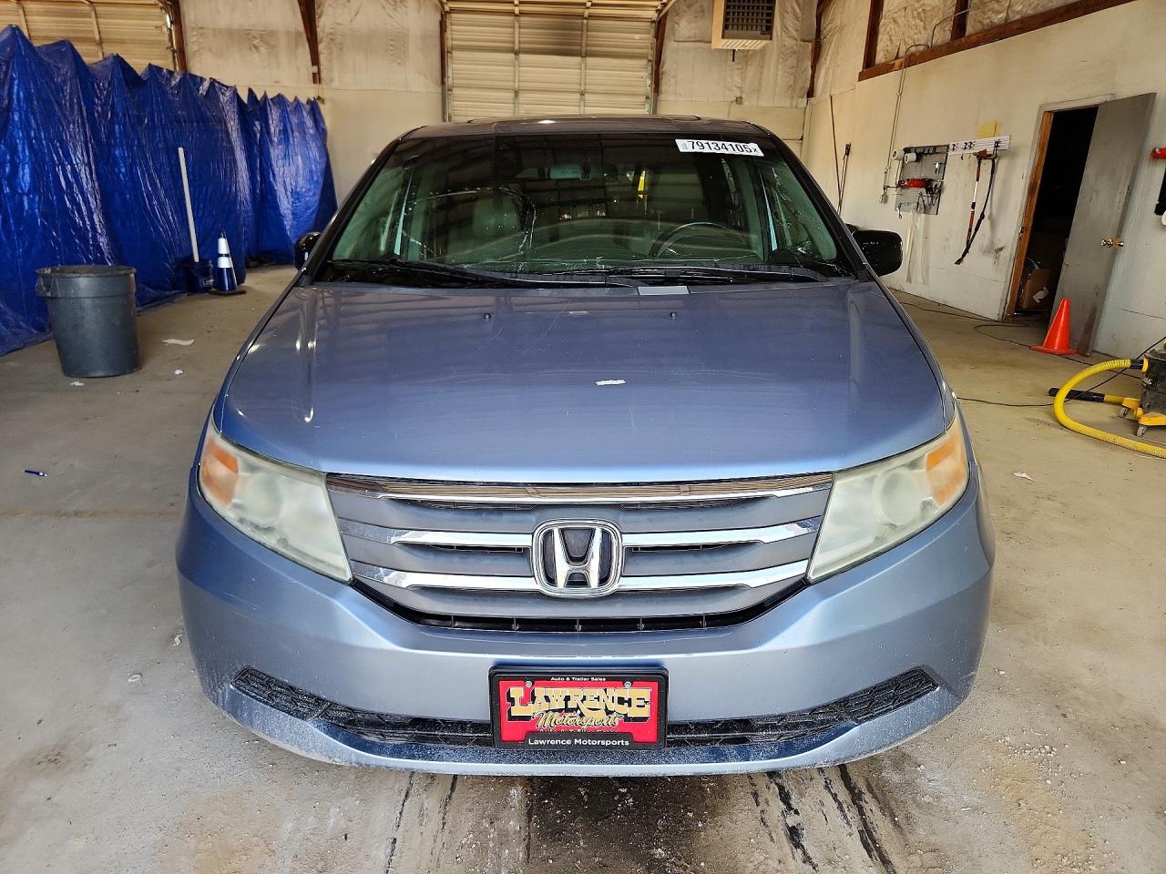 2012 Honda Odyssey Exl Blue vin: 5FNRL5H63CB037229