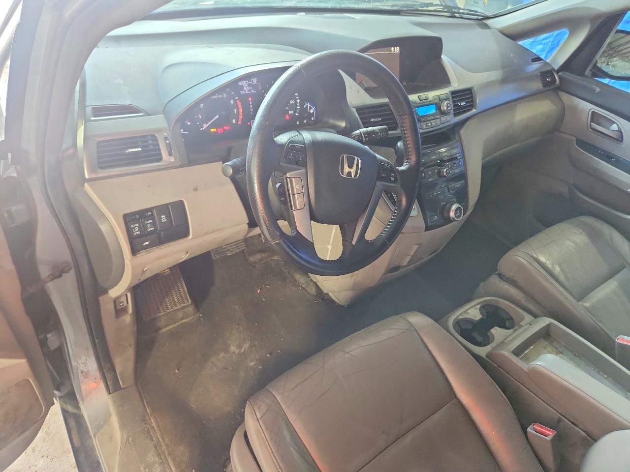 2012 Honda Odyssey Exl Blue vin: 5FNRL5H63CB037229