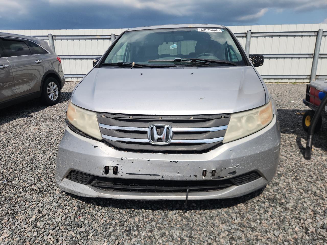 2012 Honda Odyssey Exl Gray vin: 5FNRL5H63CB058906