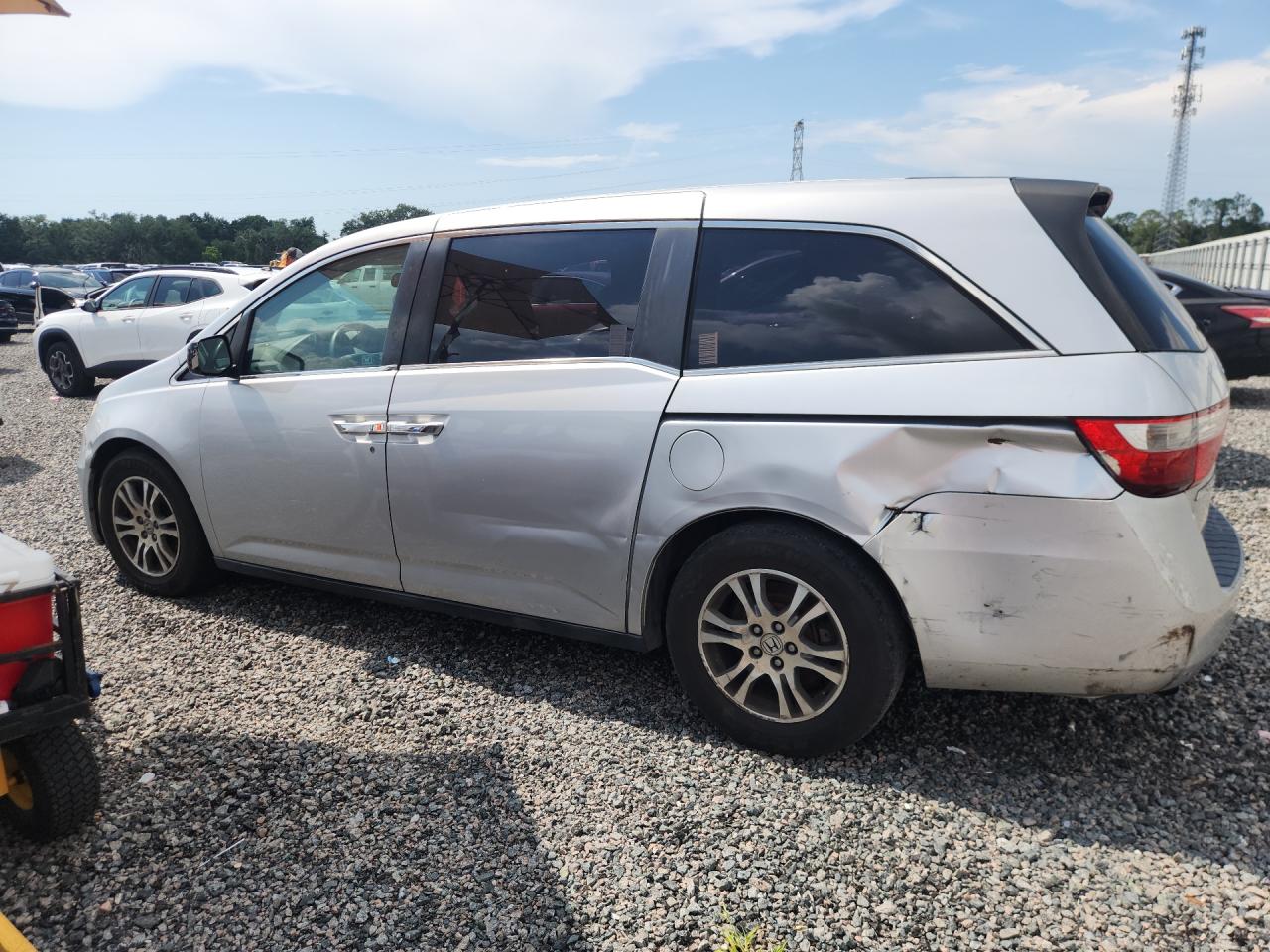 2012 Honda Odyssey Exl Gray vin: 5FNRL5H63CB058906