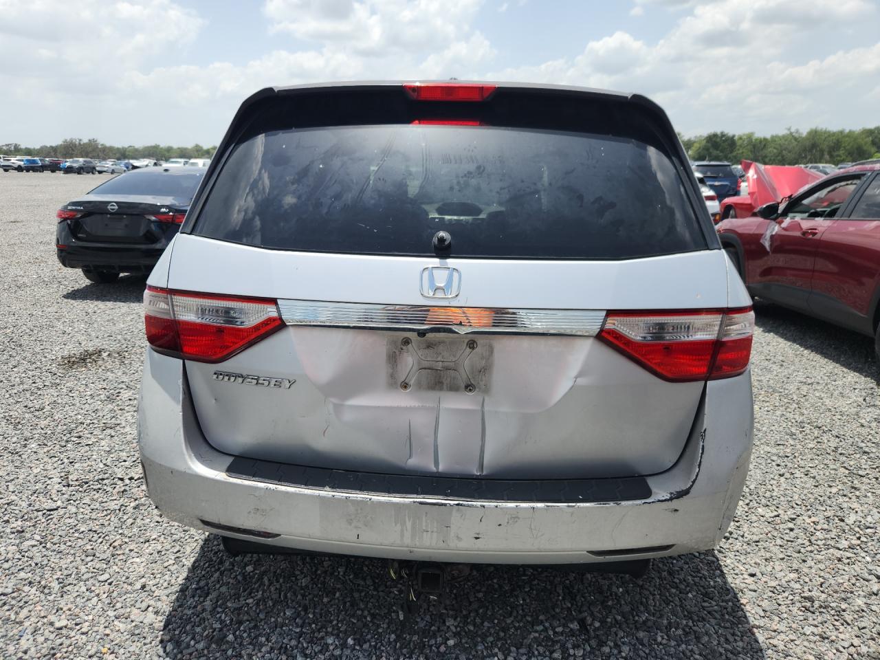 2012 Honda Odyssey Exl Gray vin: 5FNRL5H63CB058906