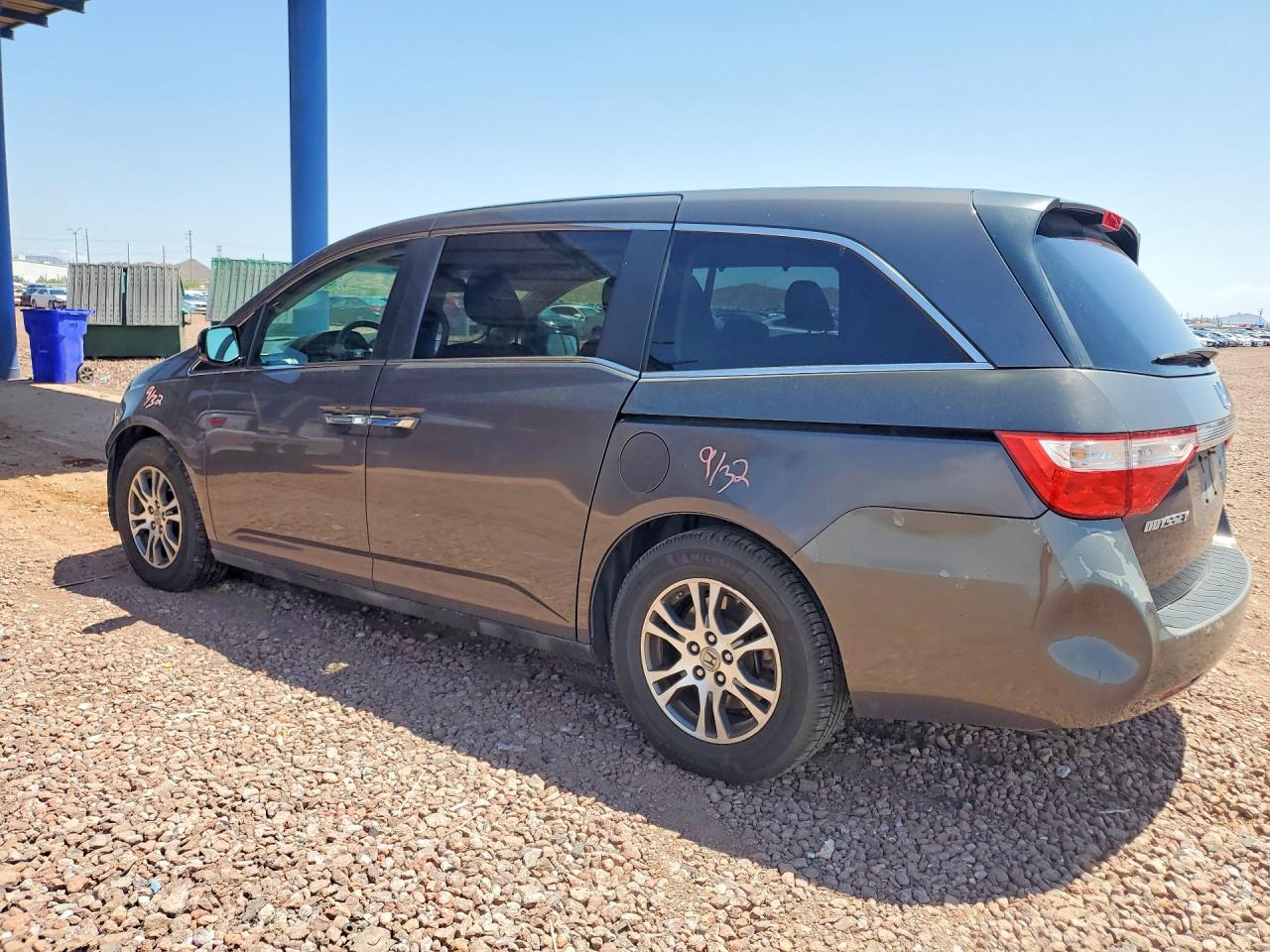 2012 Honda Odyssey Exl Charcoal vin: 5FNRL5H63CB064883