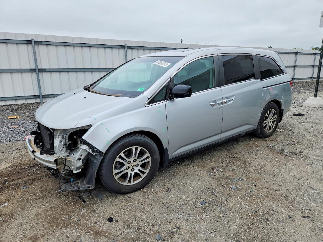 2012 Honda Odyssey Exl Серебряный vin: 5FNRL5H63CB069890