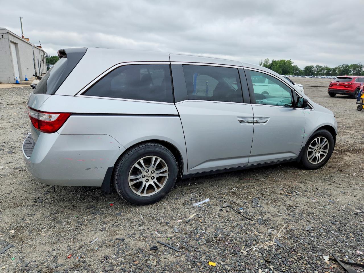 2012 Honda Odyssey Exl Silver vin: 5FNRL5H63CB069890
