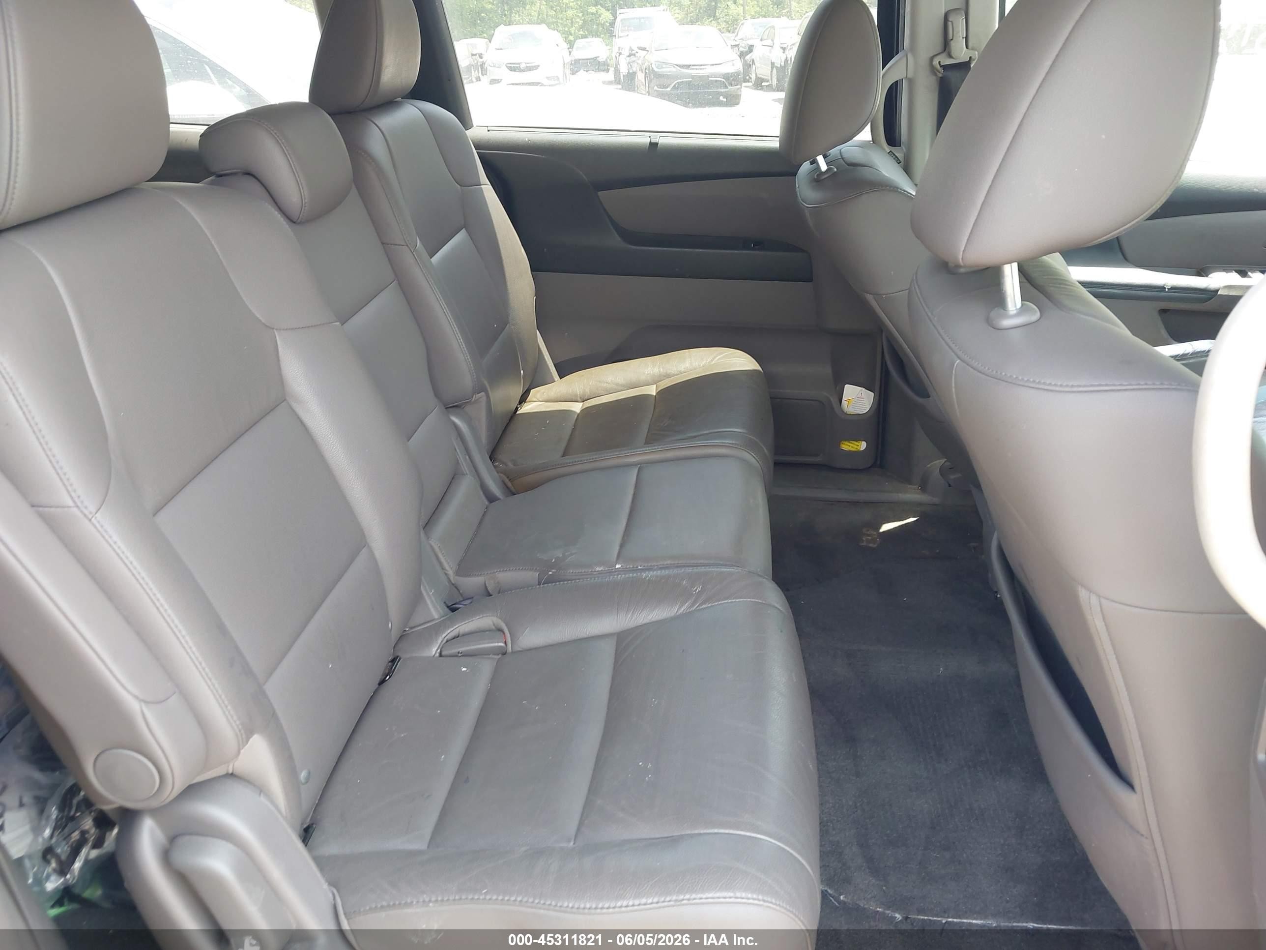 2012 Honda Odyssey Ex-l Black vin: 5FNRL5H63CB070845