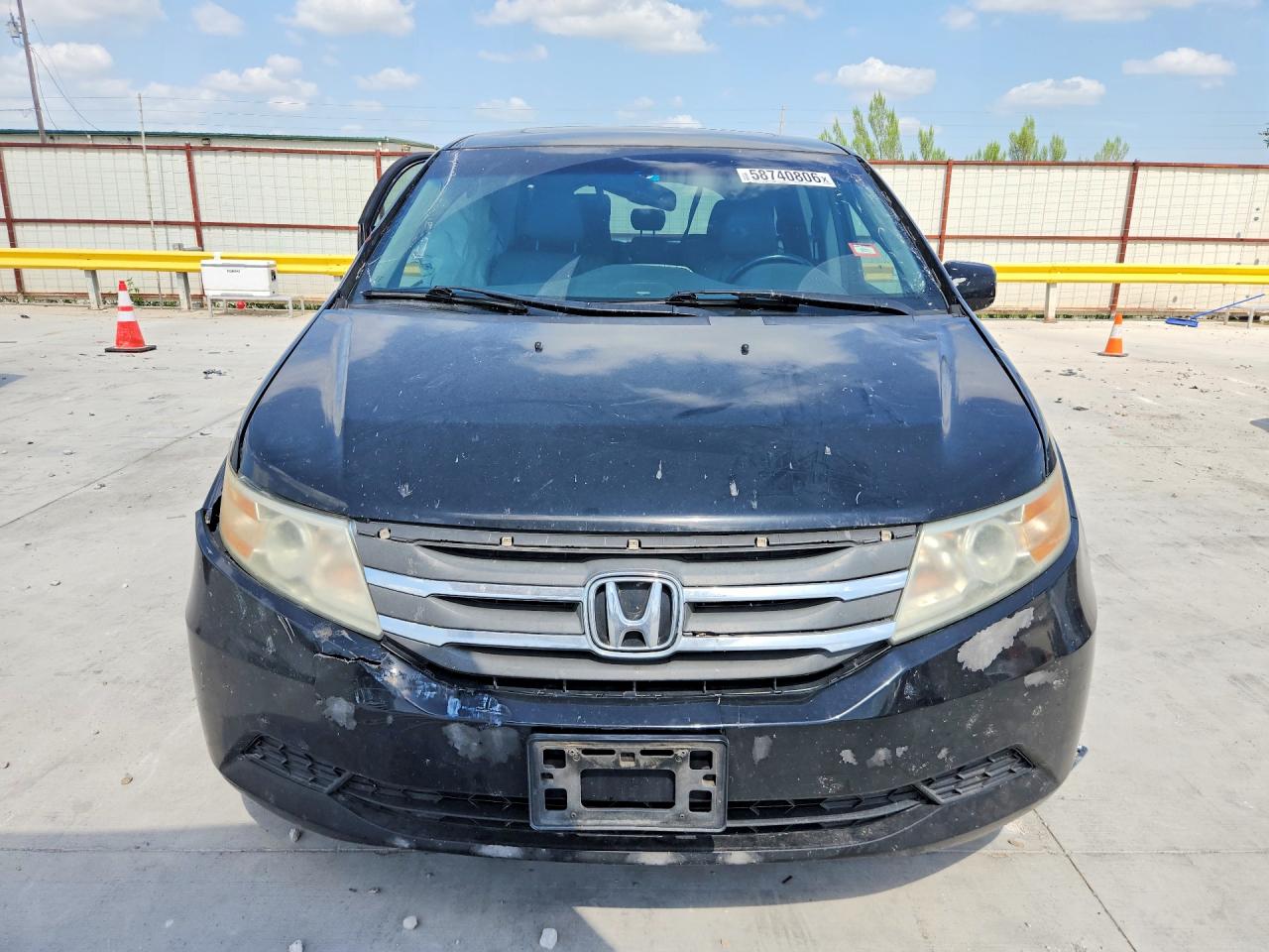 2012 Honda Odyssey Exl Black vin: 5FNRL5H63CB073860