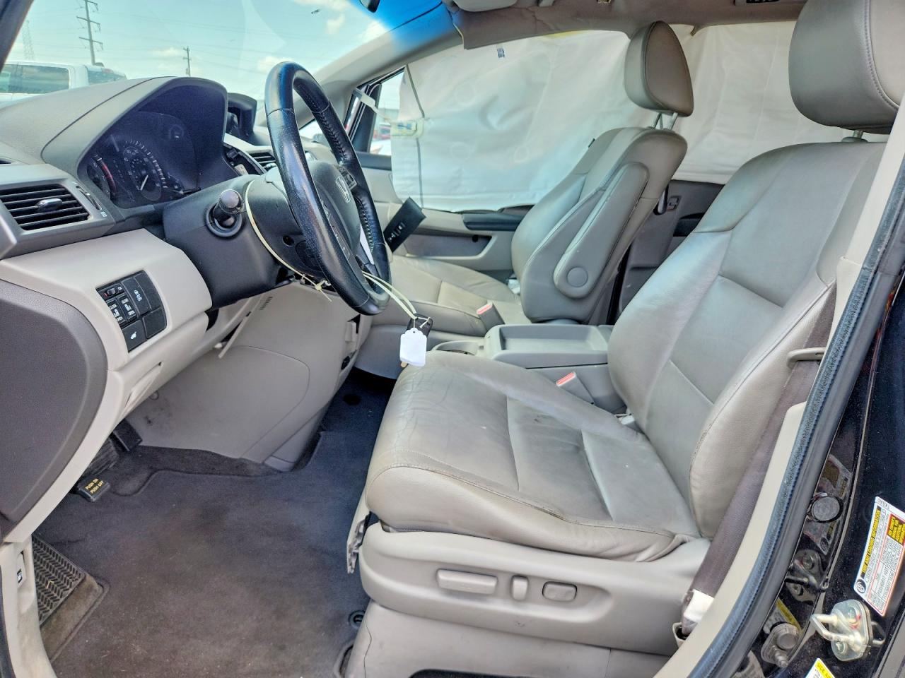 2012 Honda Odyssey Exl Black vin: 5FNRL5H63CB073860