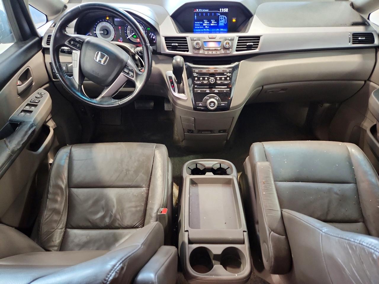 2012 Honda Odyssey Exl Gray vin: 5FNRL5H63CB086656