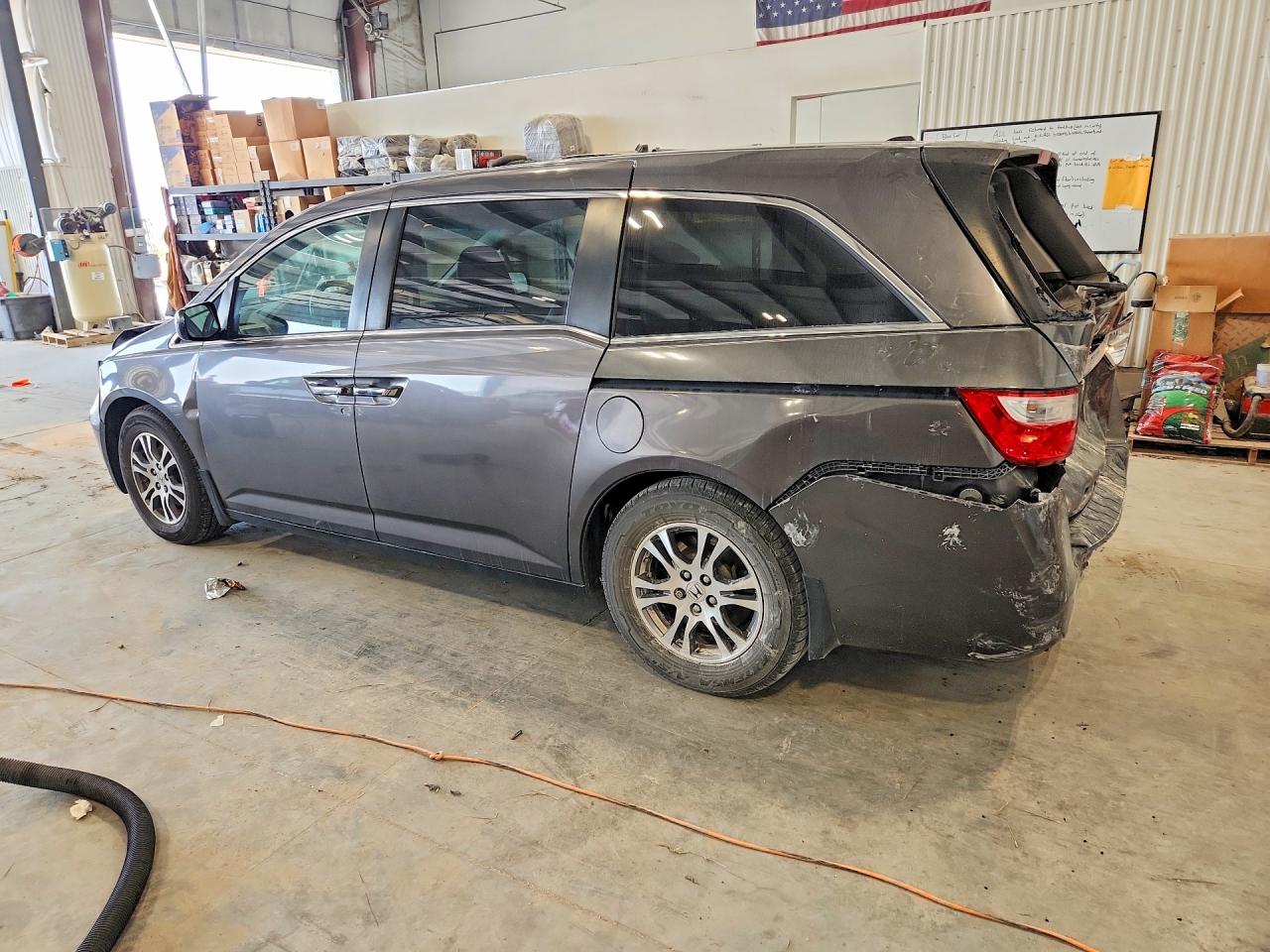 2012 Honda Odyssey Exl Gray vin: 5FNRL5H63CB086656