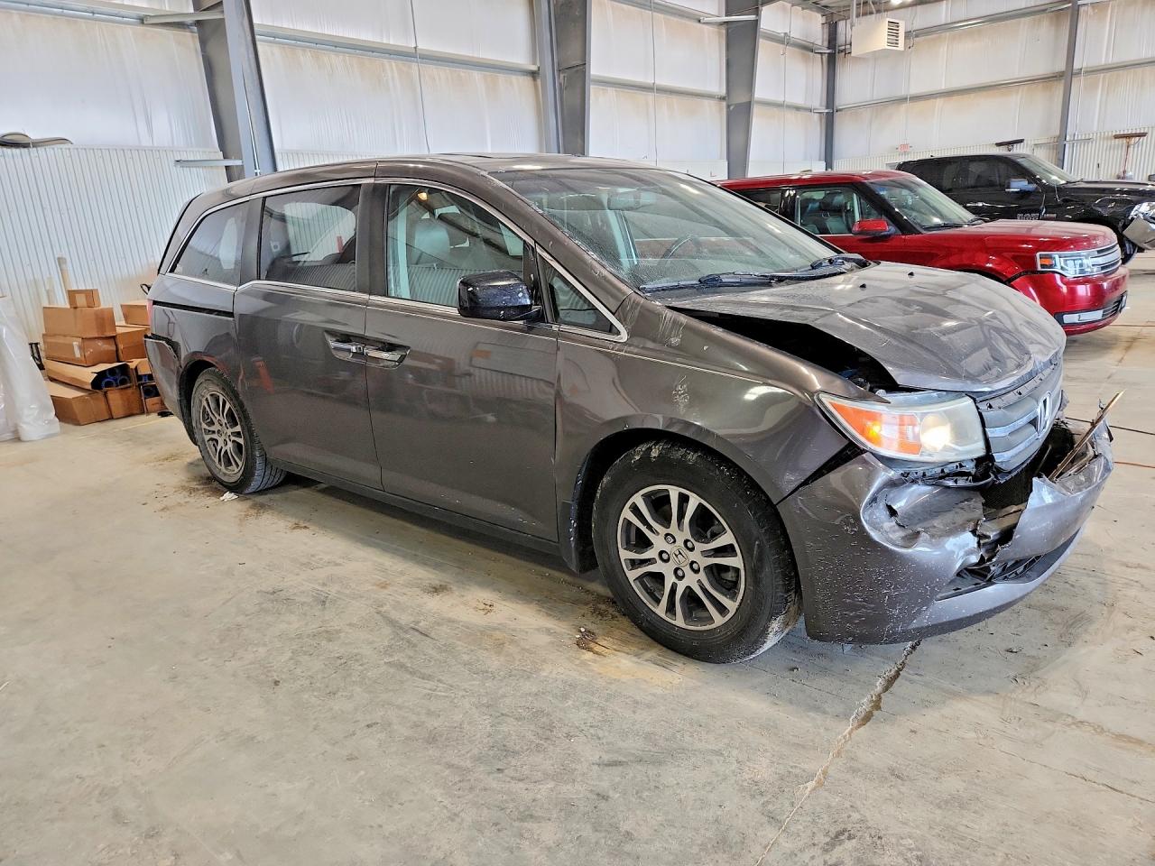 2012 Honda Odyssey Exl Gray vin: 5FNRL5H63CB086656