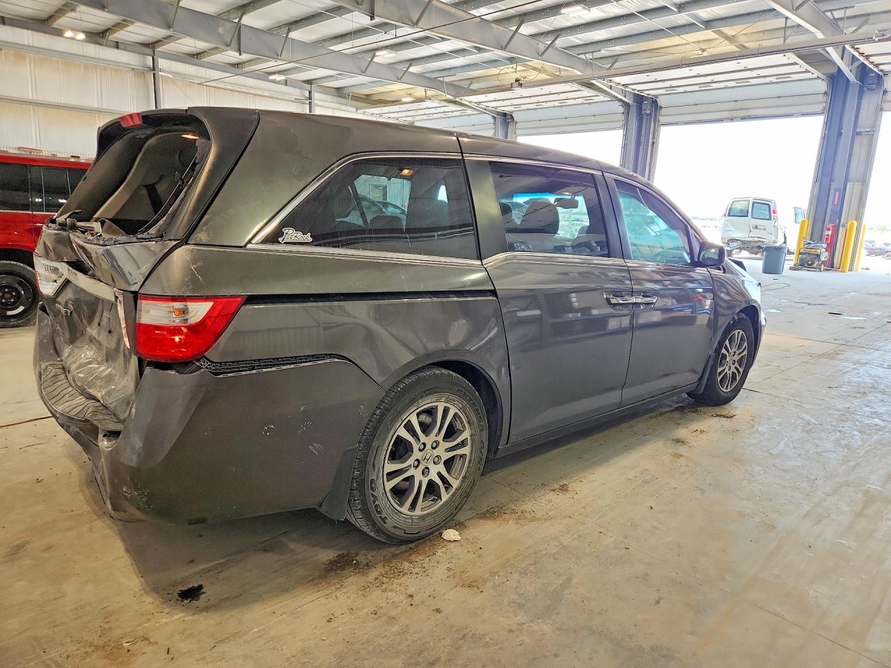 2012 Honda Odyssey Exl Gray vin: 5FNRL5H63CB086656