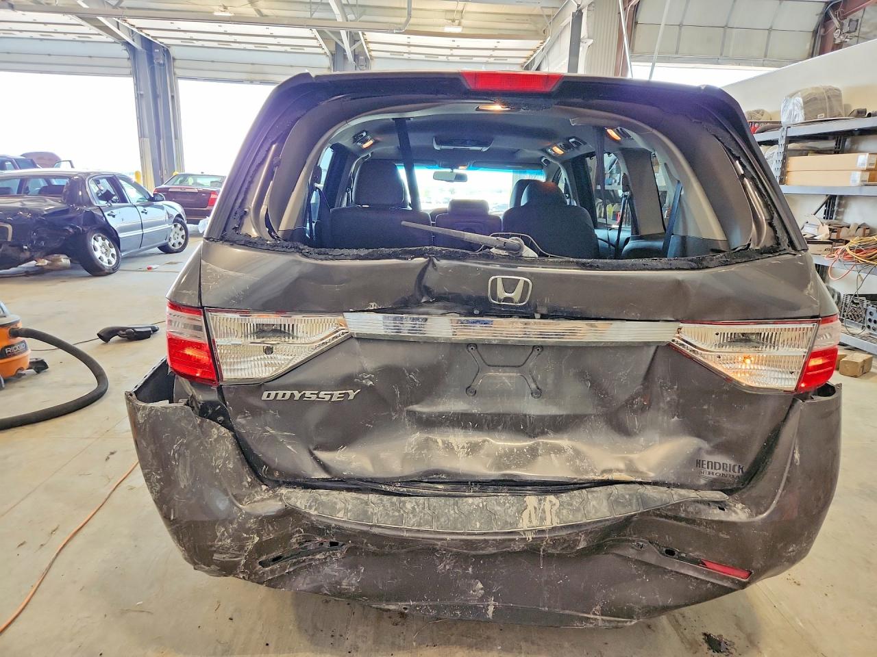 2012 Honda Odyssey Exl Gray vin: 5FNRL5H63CB086656