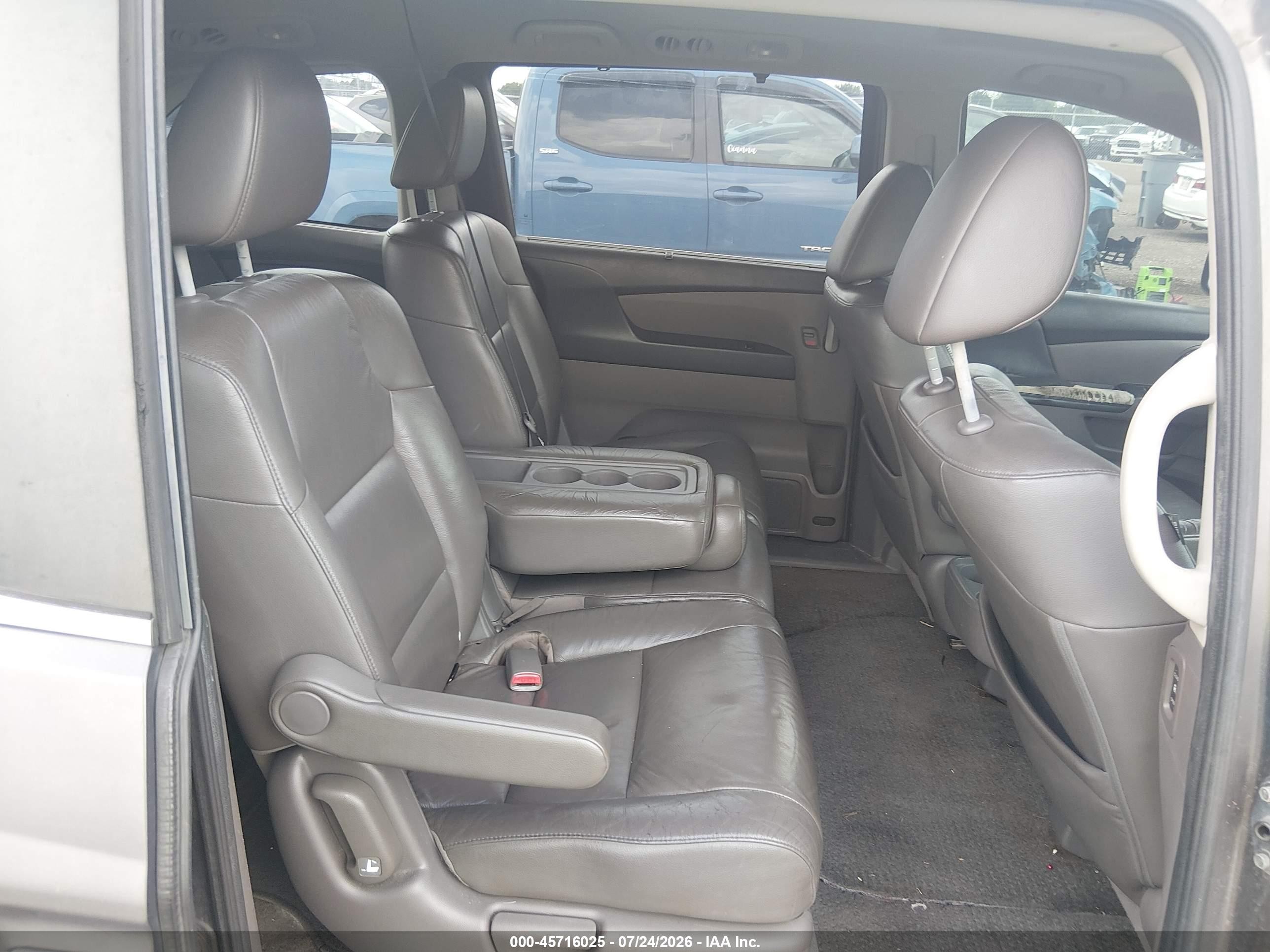 2012 Honda Odyssey Ex-l Gray vin: 5FNRL5H63CB093624