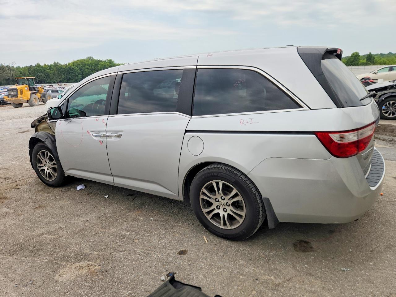2012 Honda Odyssey Exl Silver vin: 5FNRL5H63CB094529