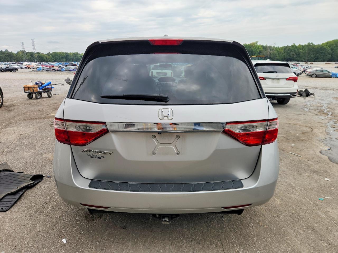2012 Honda Odyssey Exl Silver vin: 5FNRL5H63CB094529