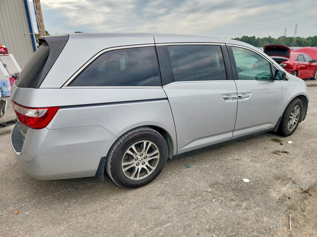 2012 Honda Odyssey Exl Silver vin: 5FNRL5H63CB094529
