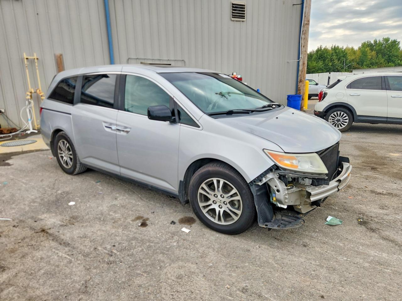 2012 Honda Odyssey Exl Silver vin: 5FNRL5H63CB094529