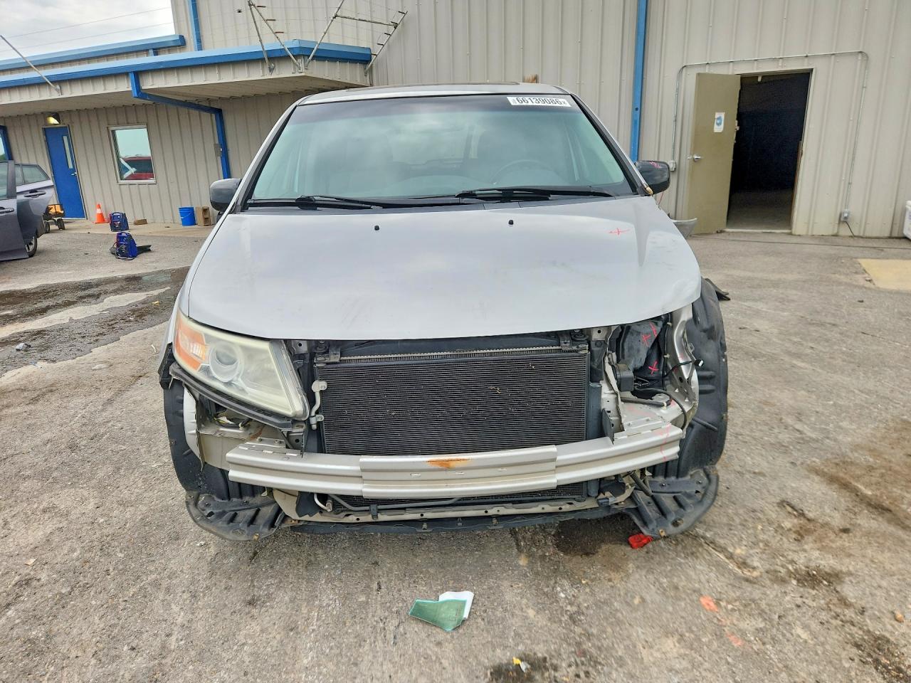 2012 Honda Odyssey Exl Silver vin: 5FNRL5H63CB094529