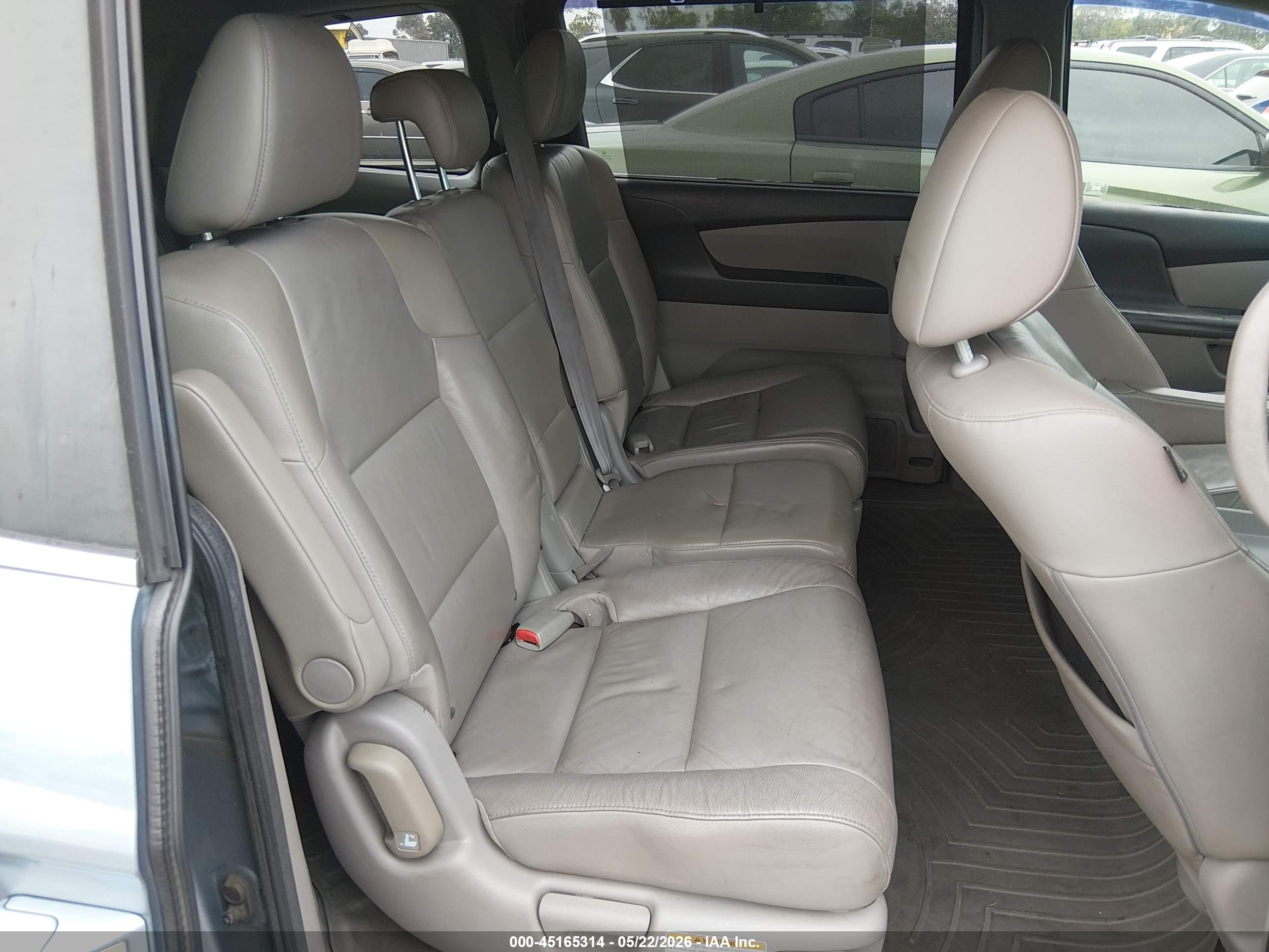 2012 Honda Odyssey Ex-l Light Blue vin: 5FNRL5H63CB102791