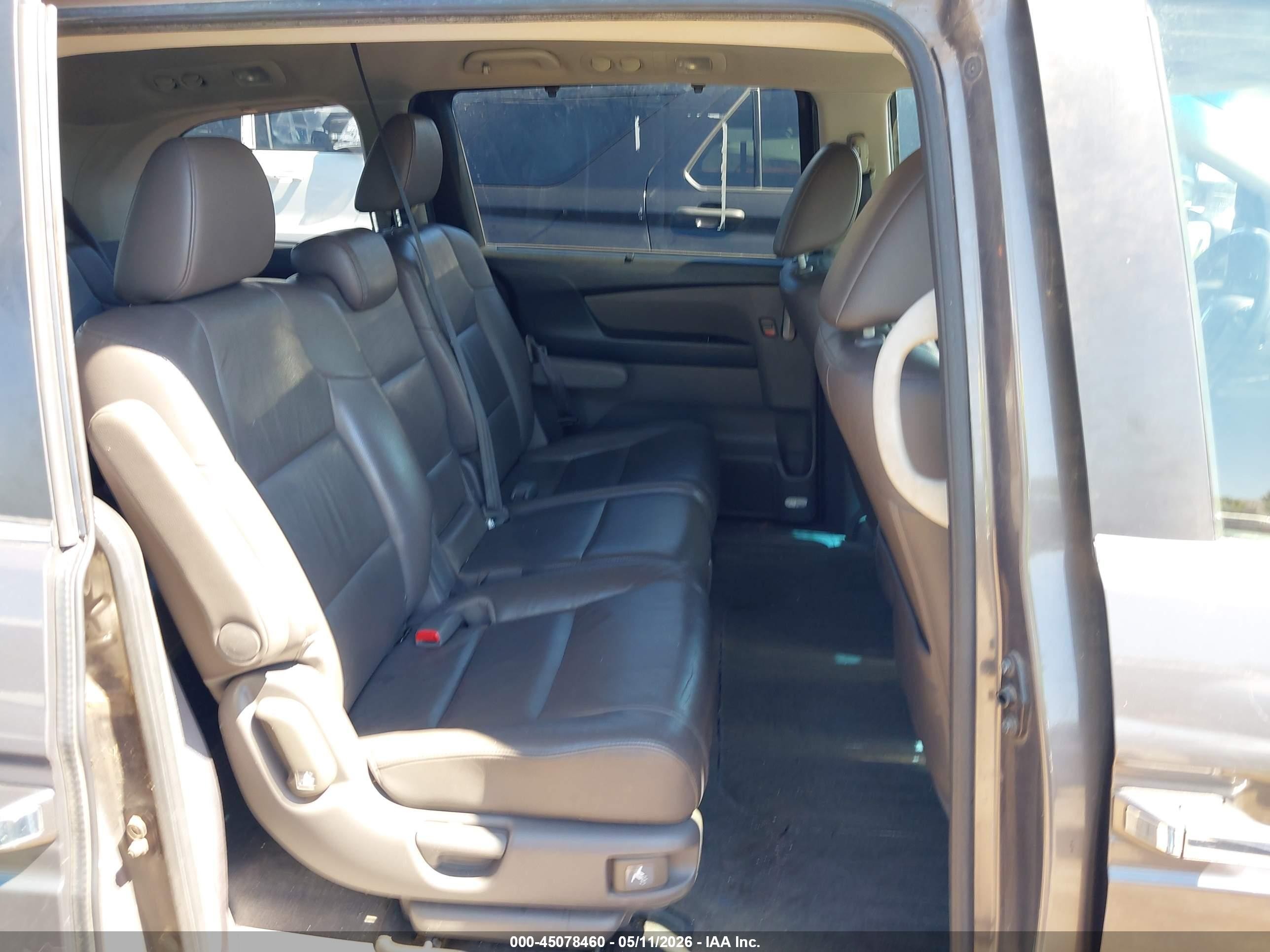2012 Honda Odyssey Ex-l Gray vin: 5FNRL5H63CB110454