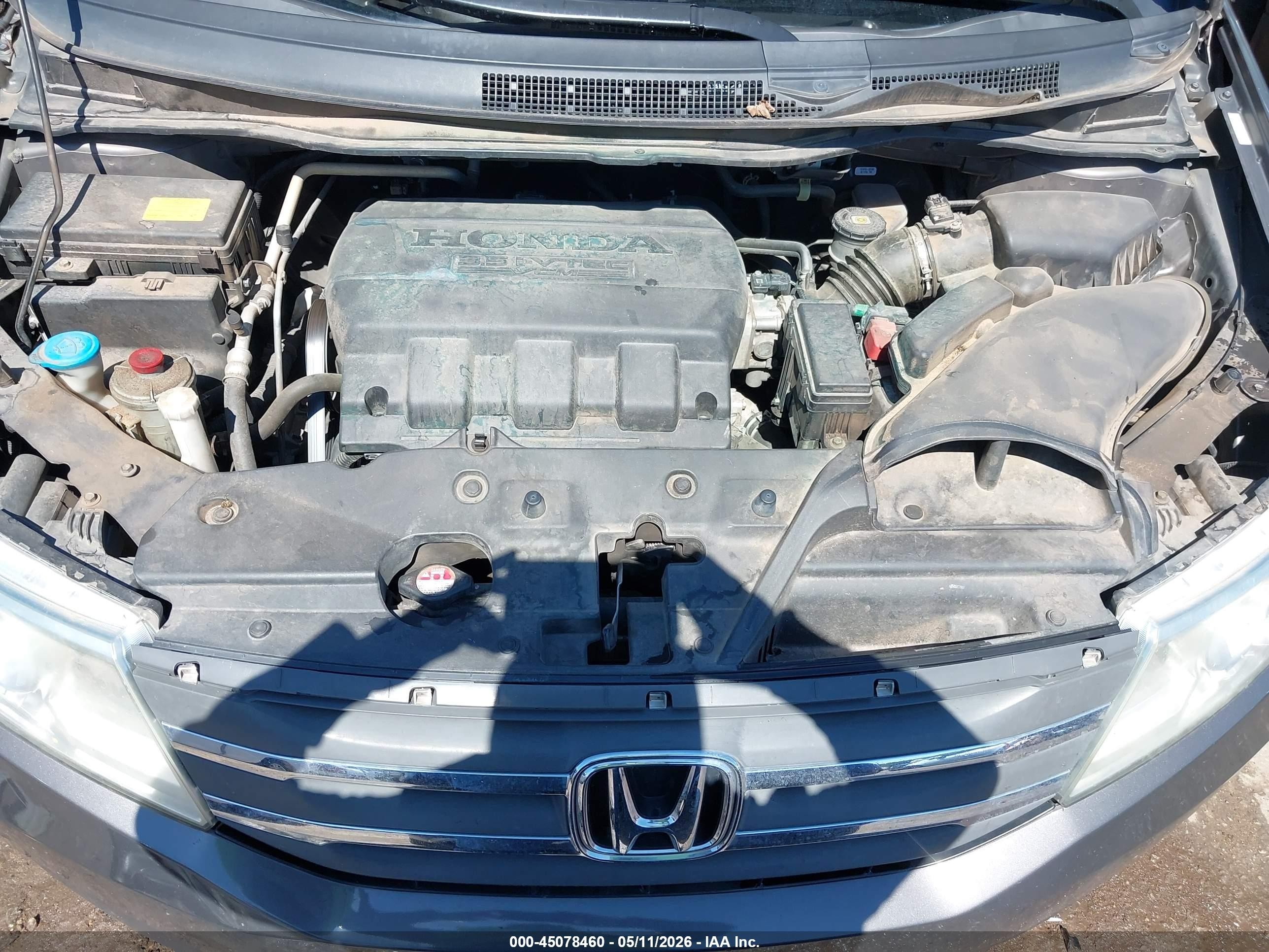 2012 Honda Odyssey Ex-l Gray vin: 5FNRL5H63CB110454