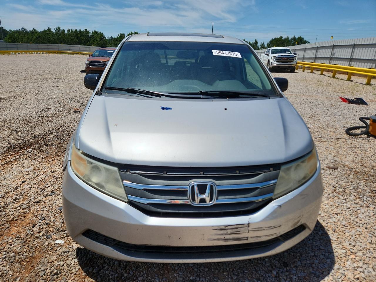 2012 Honda Odyssey Exl Silver vin: 5FNRL5H63CB110809