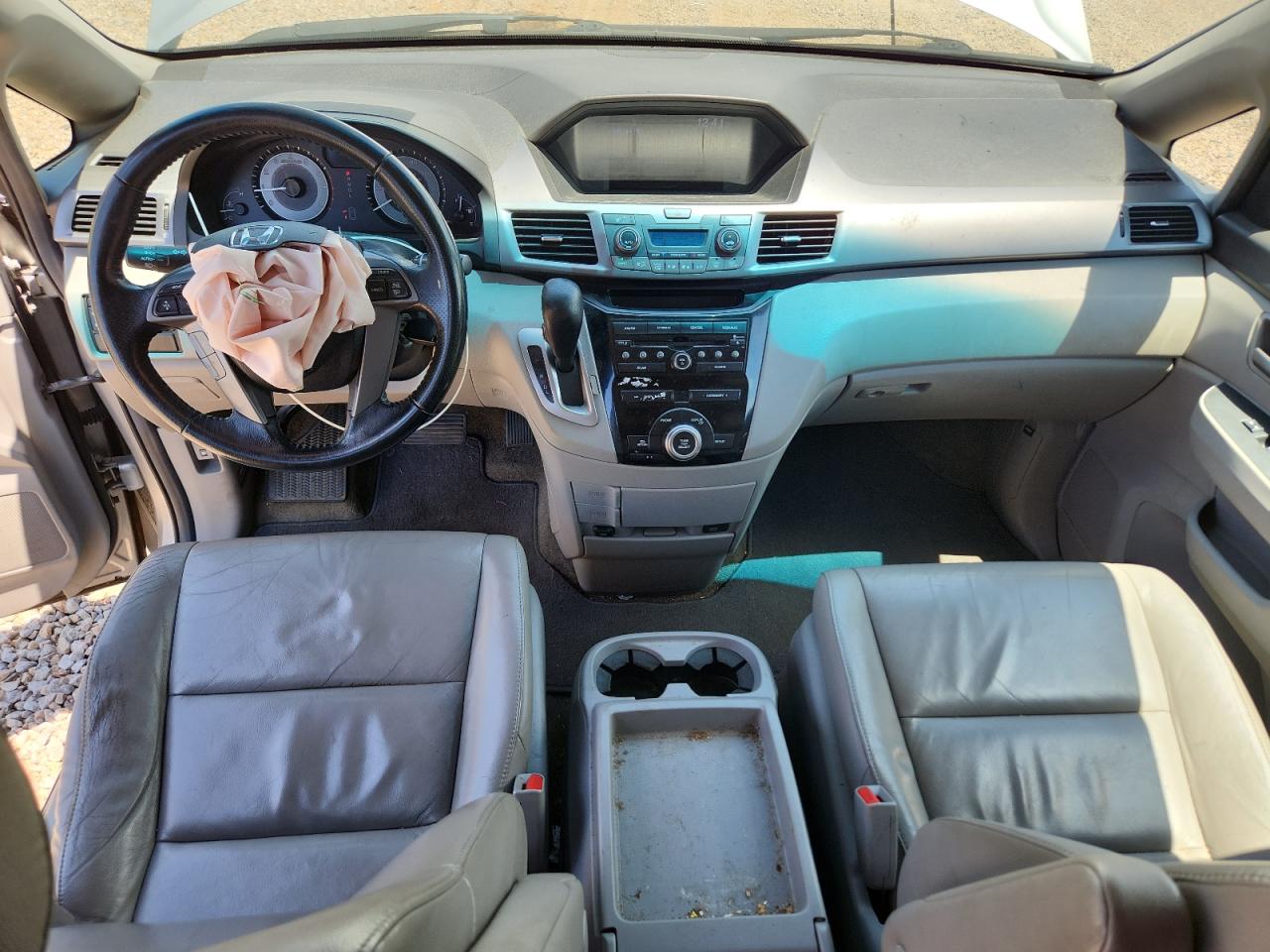 2012 Honda Odyssey Exl Silver vin: 5FNRL5H63CB110809