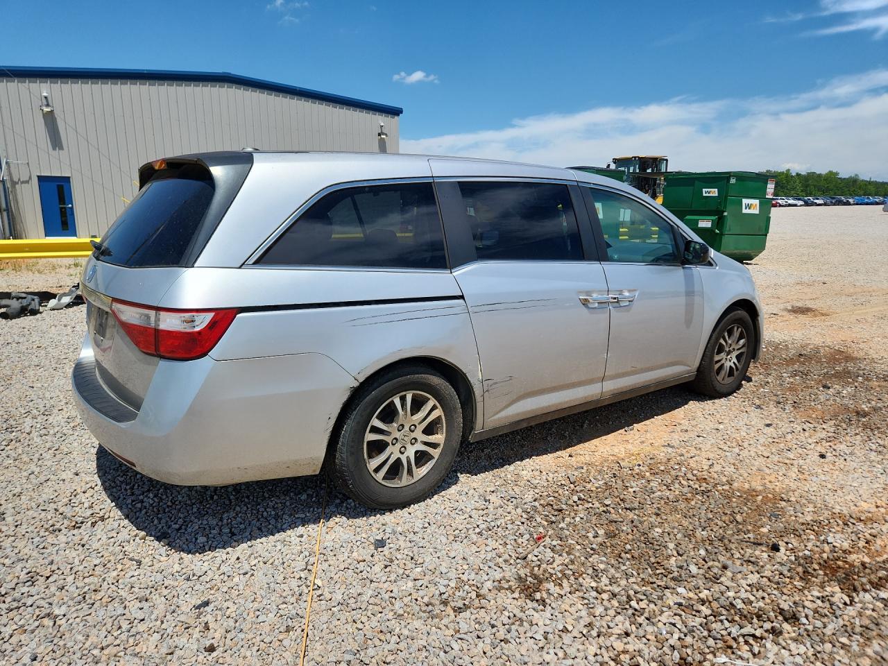 2012 Honda Odyssey Exl Silver vin: 5FNRL5H63CB110809