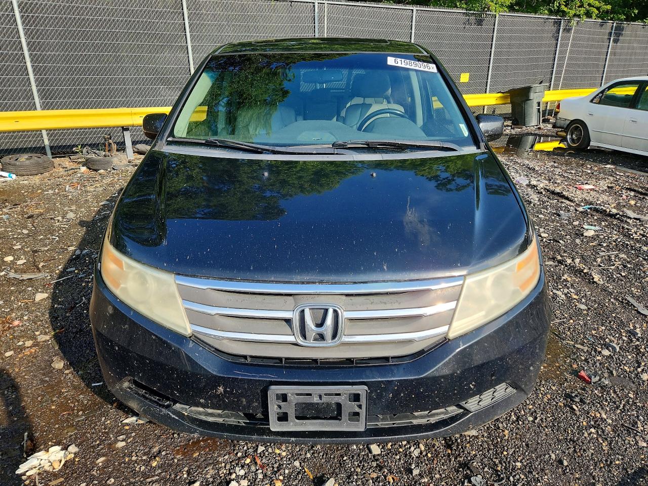 2012 Honda Odyssey Exl Black vin: 5FNRL5H63CB112415