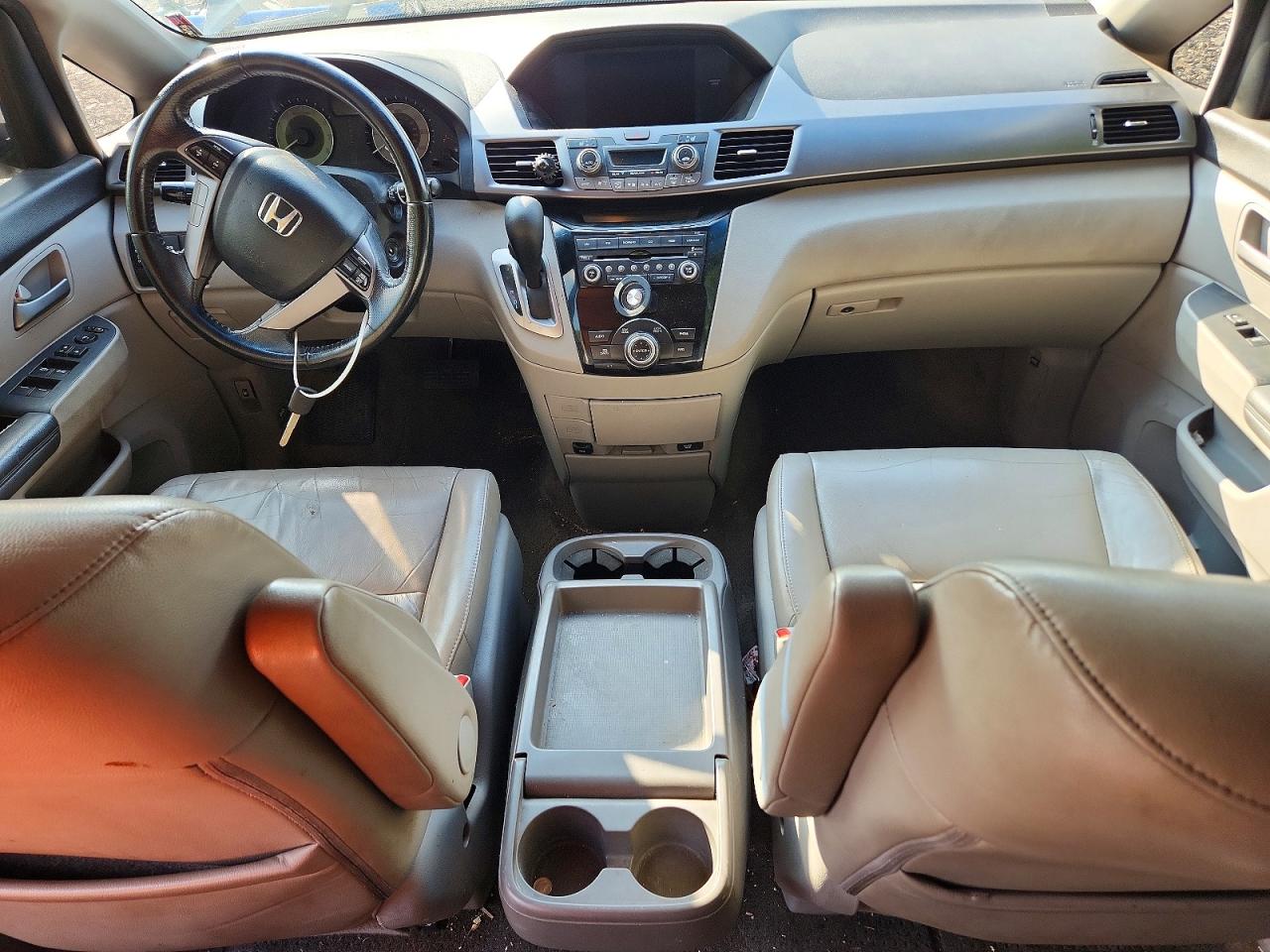 2012 Honda Odyssey Exl Black vin: 5FNRL5H63CB112415