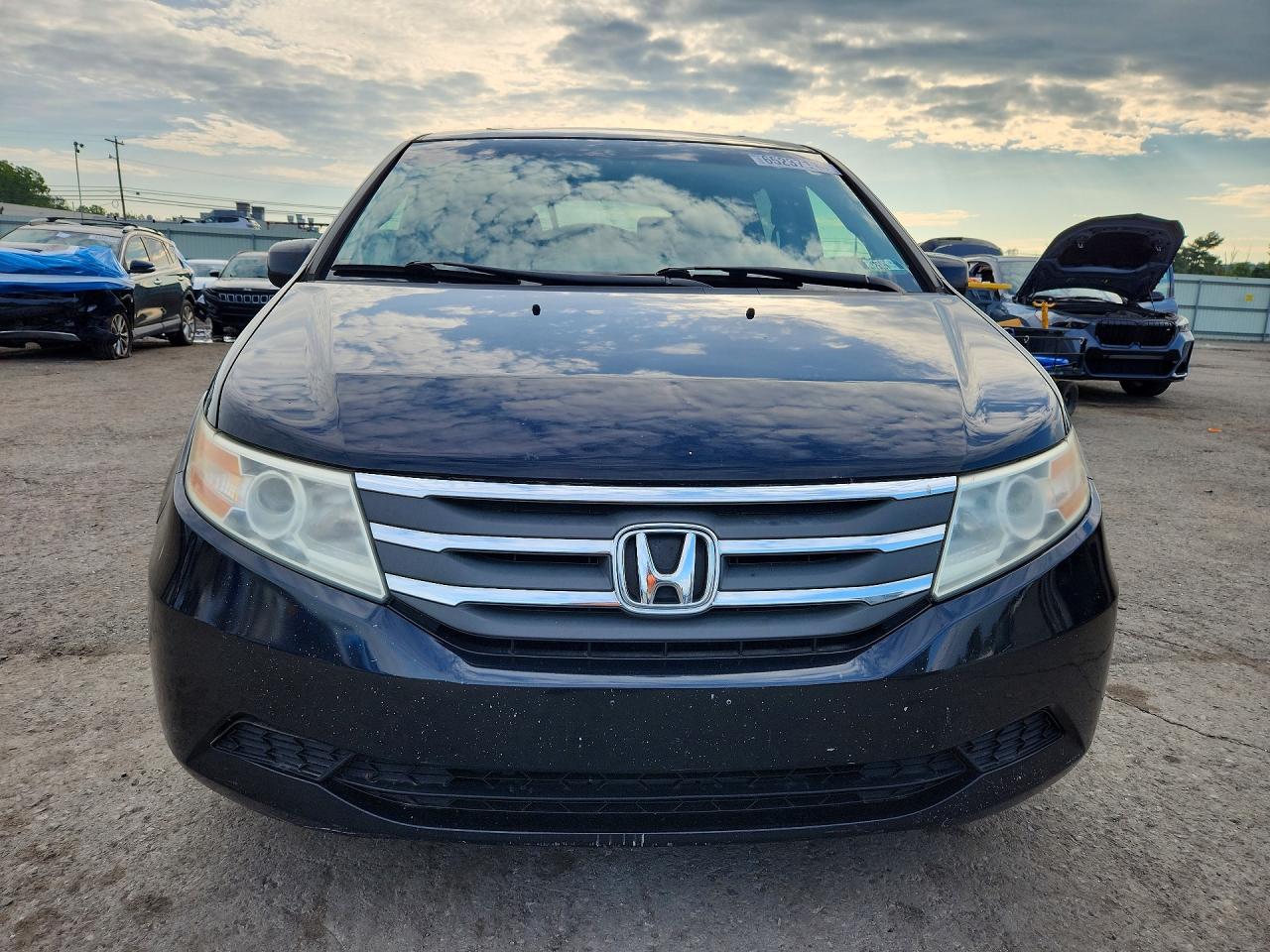 2012 Honda Odyssey Exl Черный vin: 5FNRL5H63CB113676