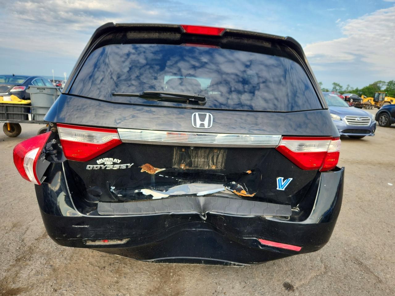 2012 Honda Odyssey Exl Черный vin: 5FNRL5H63CB113676