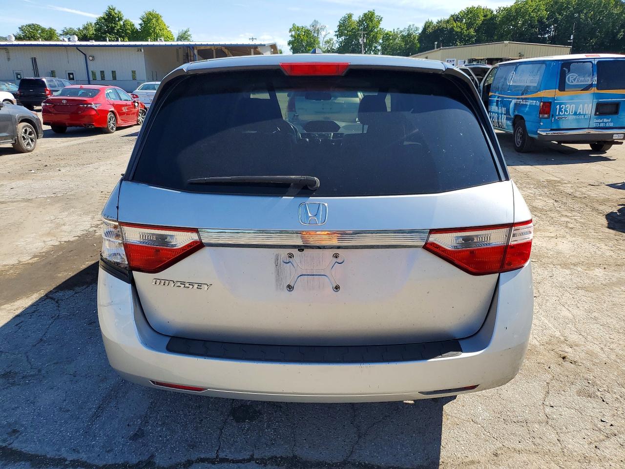 2012 Honda Odyssey Exl Silver vin: 5FNRL5H63CB121101