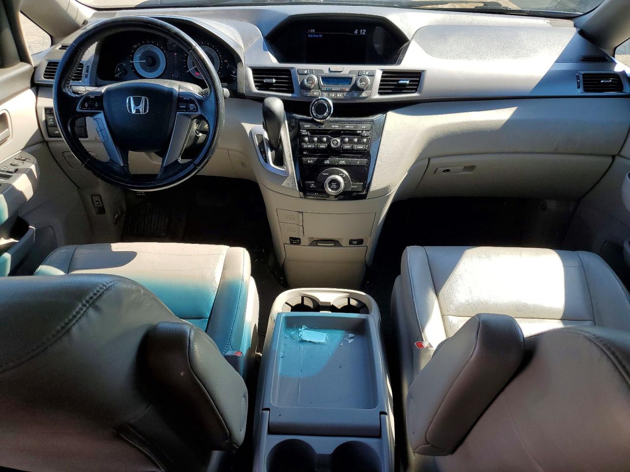 2012 Honda Odyssey Exl Silver vin: 5FNRL5H63CB121101