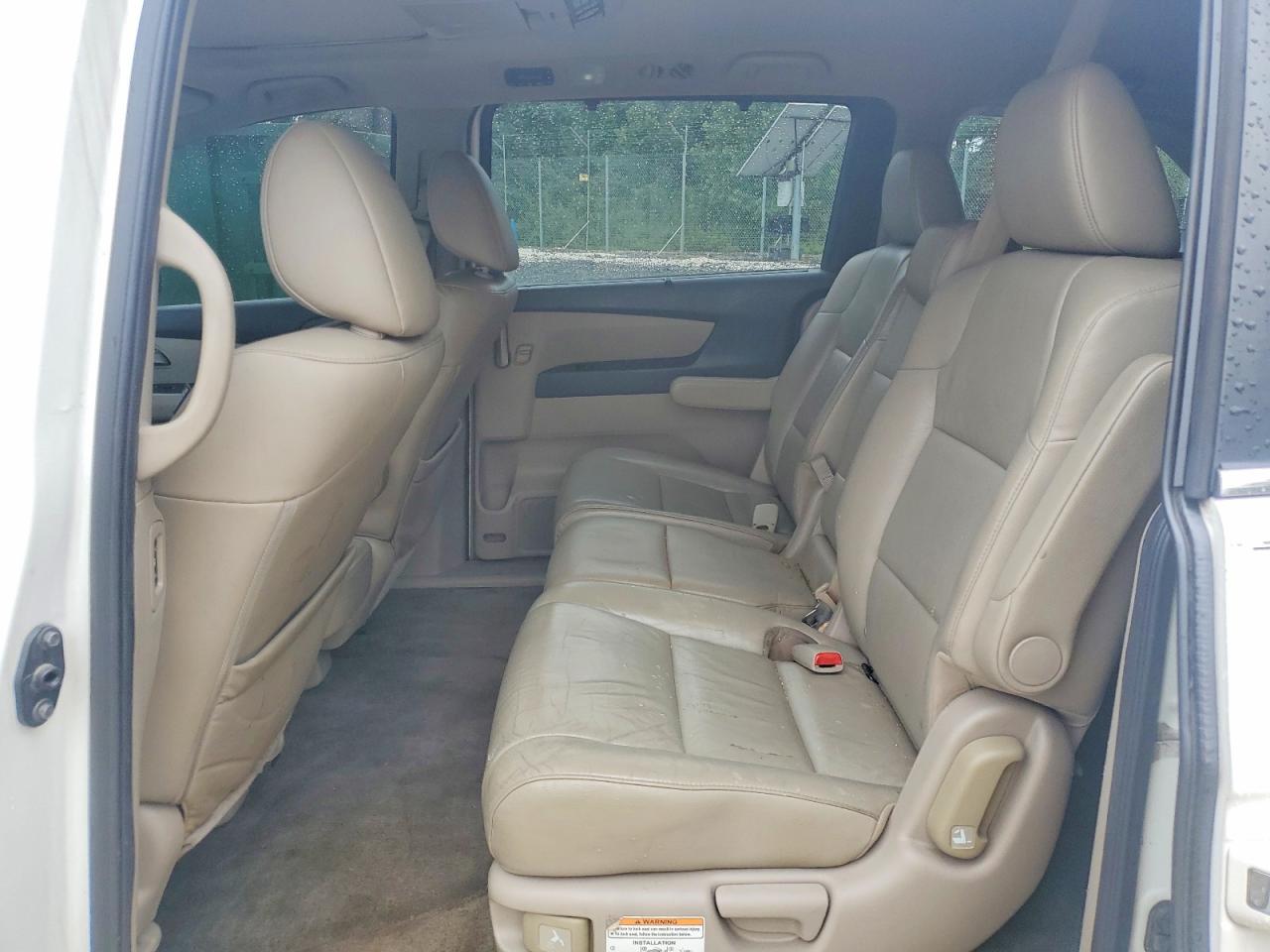 2012 Honda Odyssey Exl White vin: 5FNRL5H63CB134057