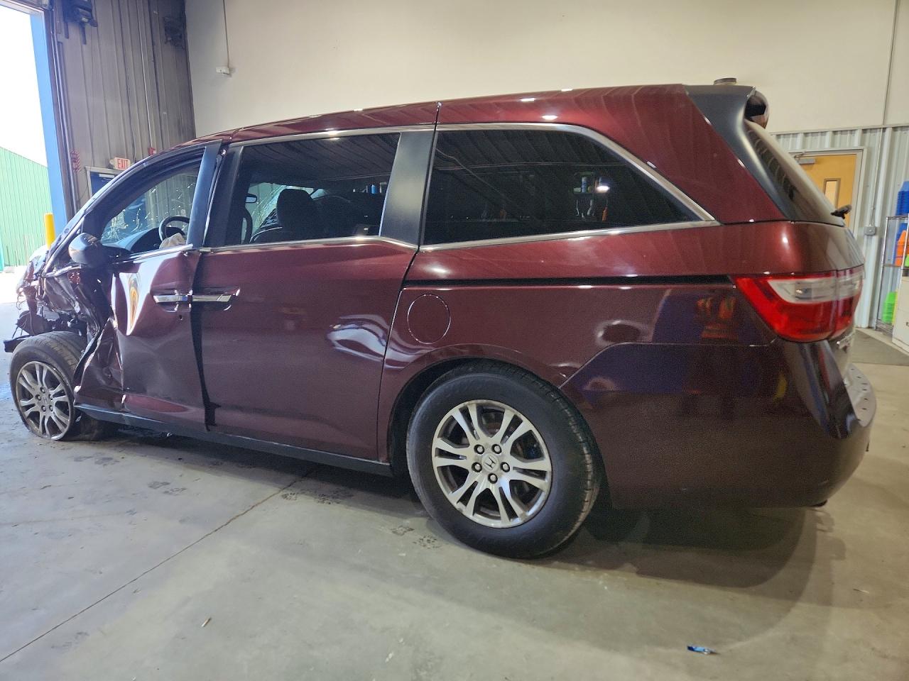 2013 Honda Odyssey Exl Темно-бордовый vin: 5FNRL5H63DB011487