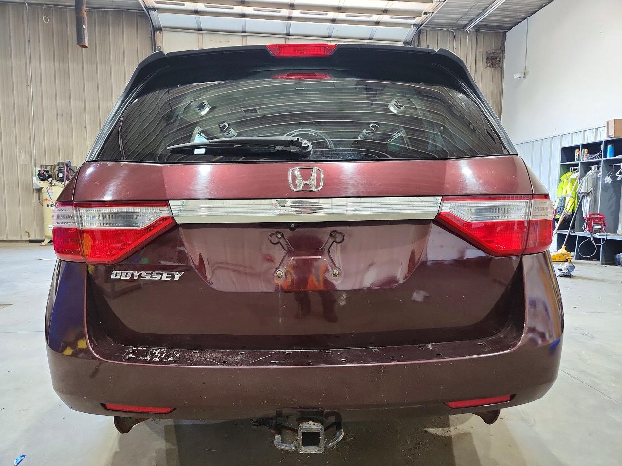 2013 Honda Odyssey Exl Темно-бордовый vin: 5FNRL5H63DB011487
