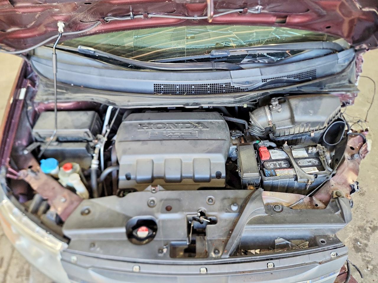 2013 Honda Odyssey Exl Темно-бордовый vin: 5FNRL5H63DB011487