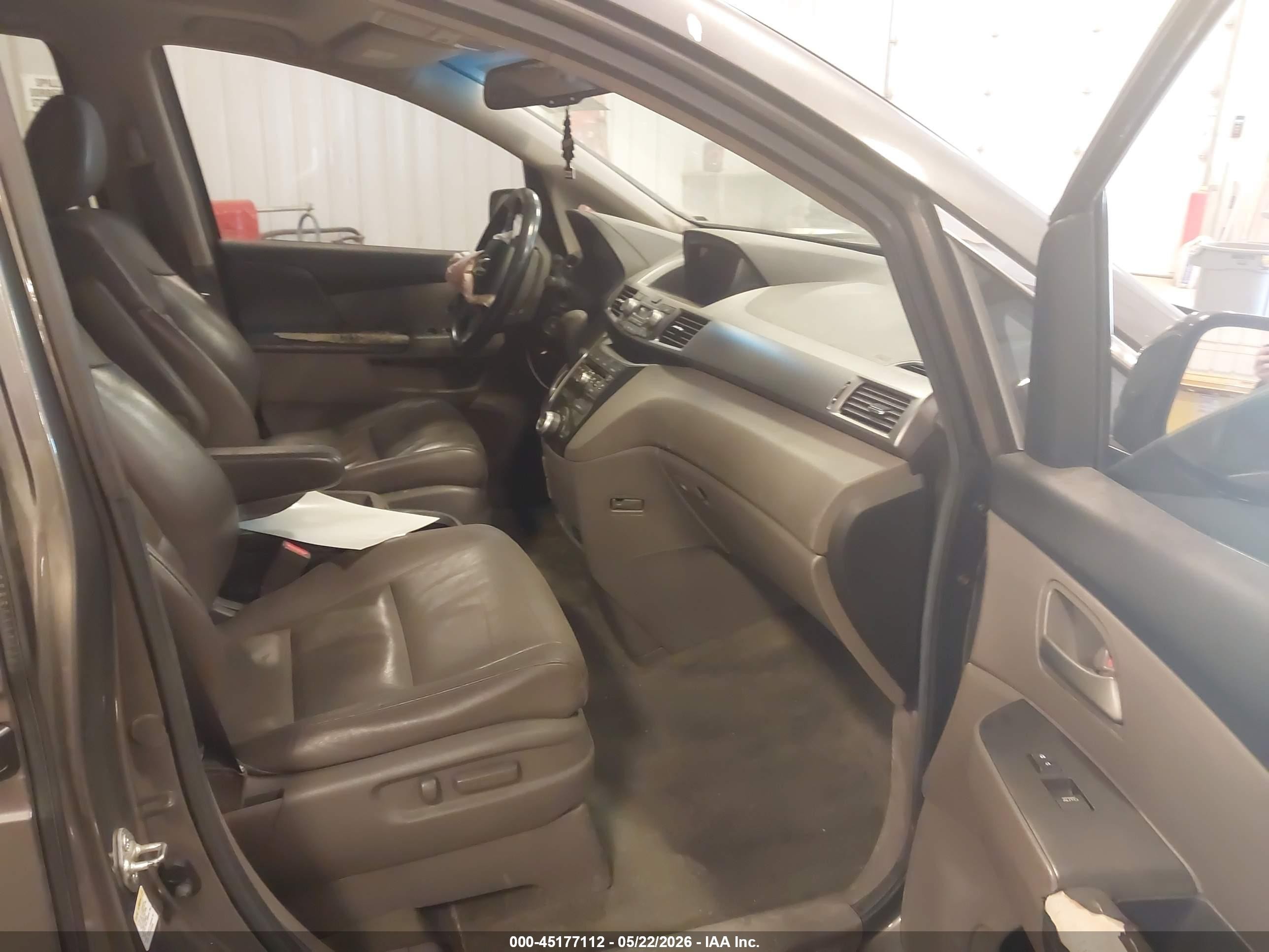 2013 Honda Odyssey Ex-l Gray vin: 5FNRL5H63DB012641