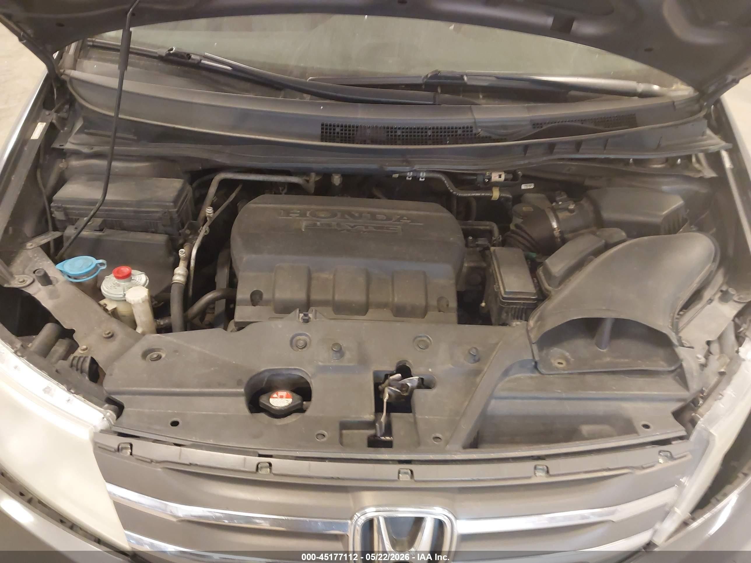 2013 Honda Odyssey Ex-l Gray vin: 5FNRL5H63DB012641