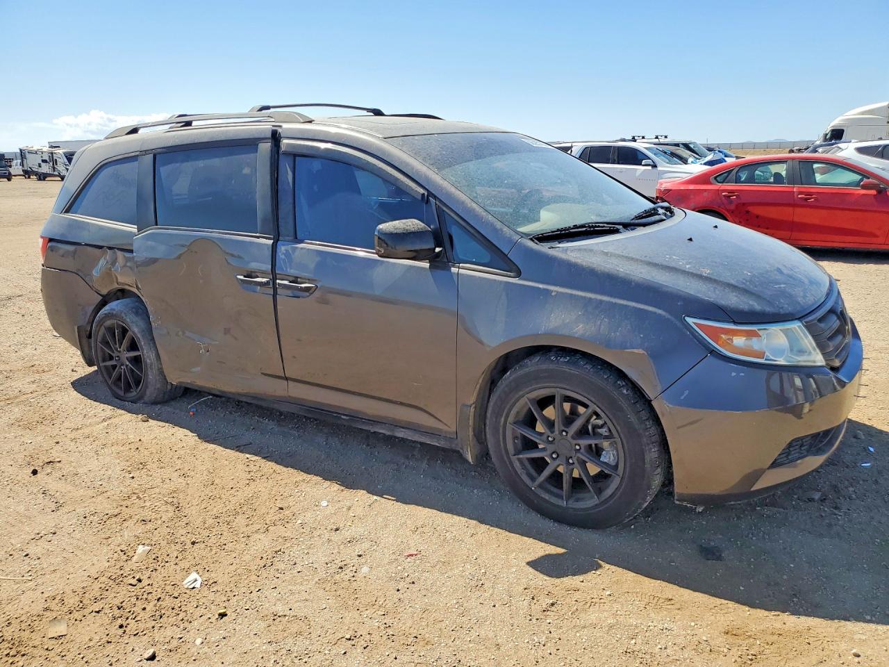 2013 Honda Odyssey Gray vin: 5FNRL5H63DB014261