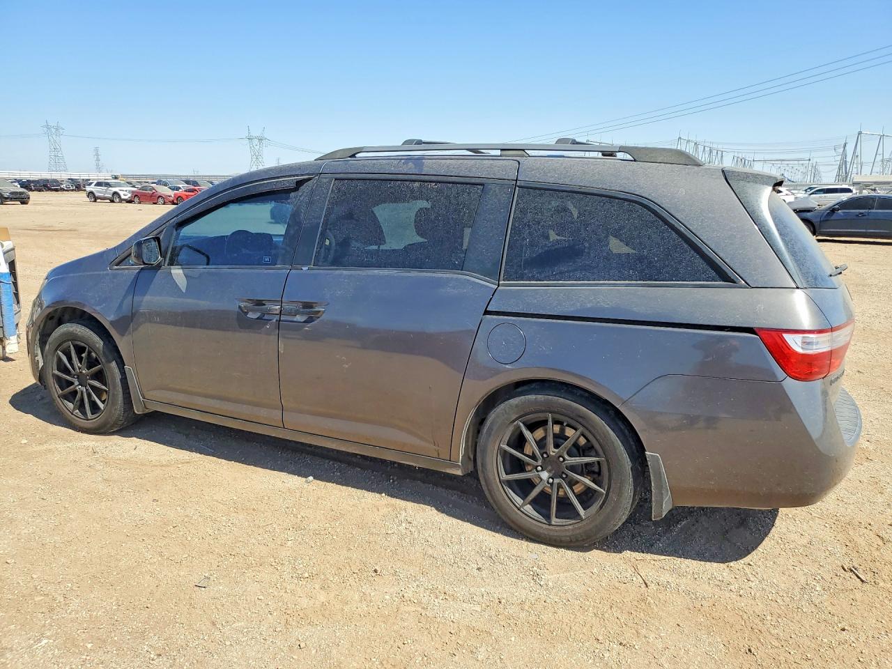2013 Honda Odyssey Gray vin: 5FNRL5H63DB014261
