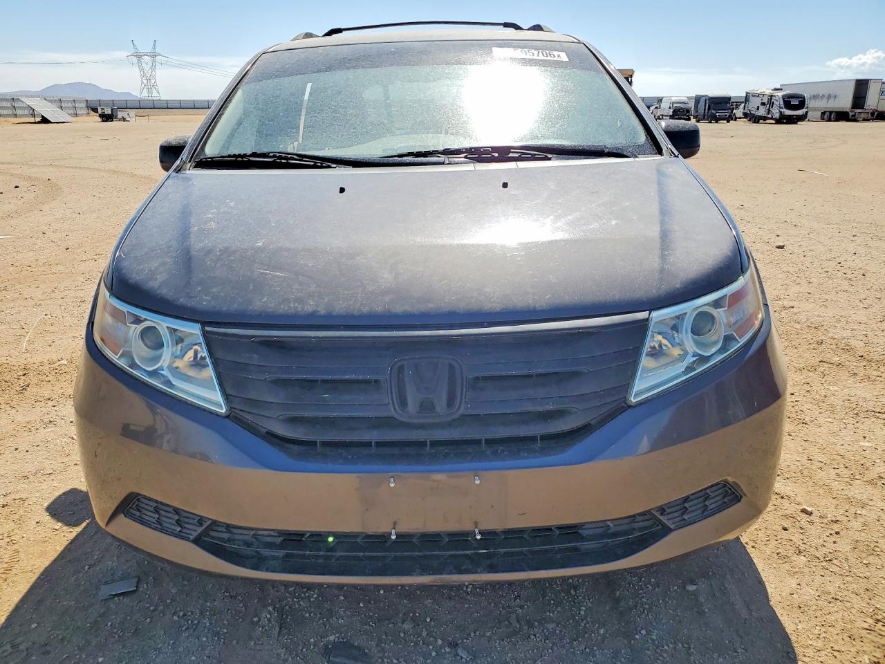 2013 Honda Odyssey Gray vin: 5FNRL5H63DB014261