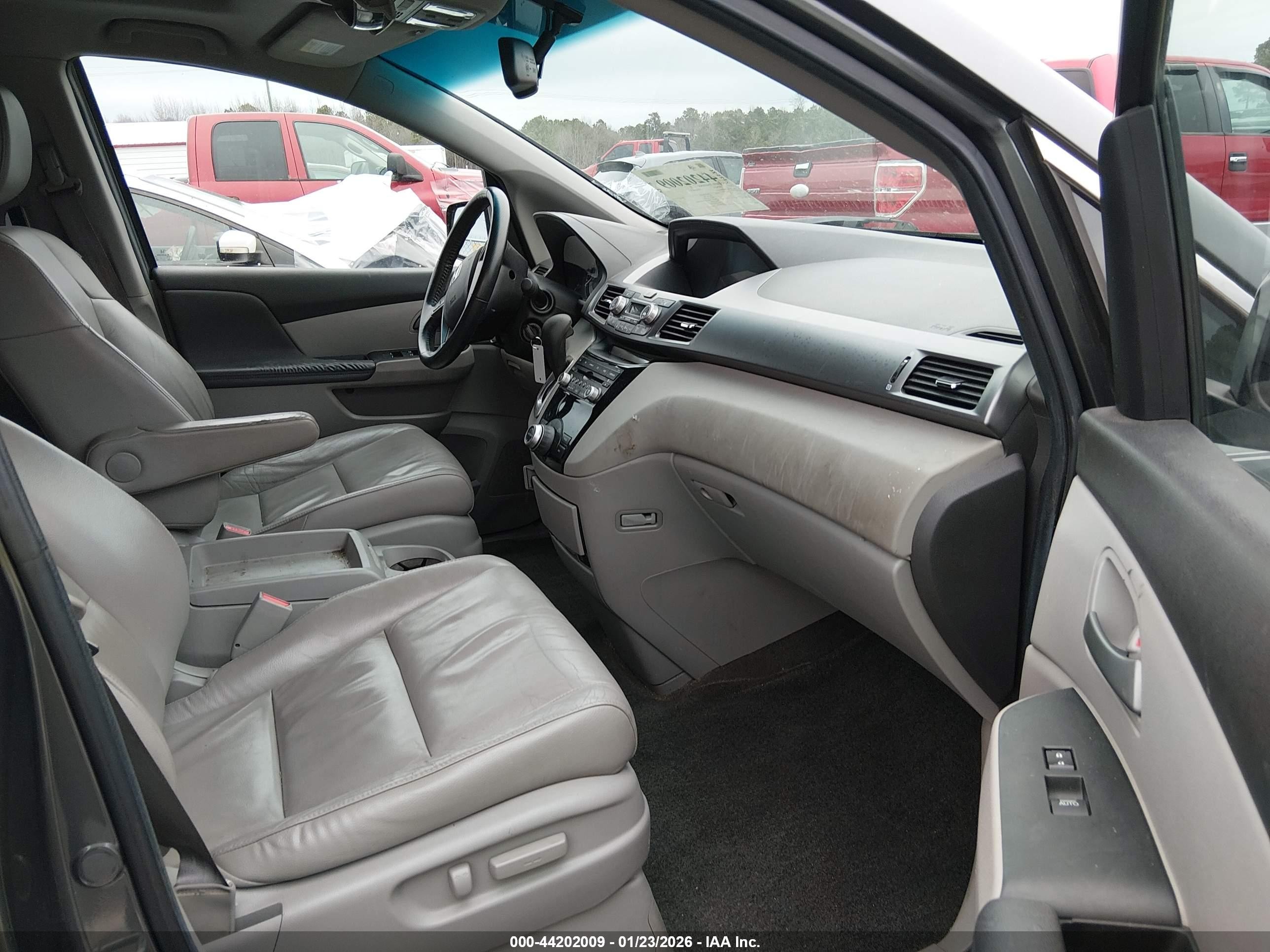 2013 Honda Odyssey Ex-l Gray vin: 5FNRL5H63DB016513