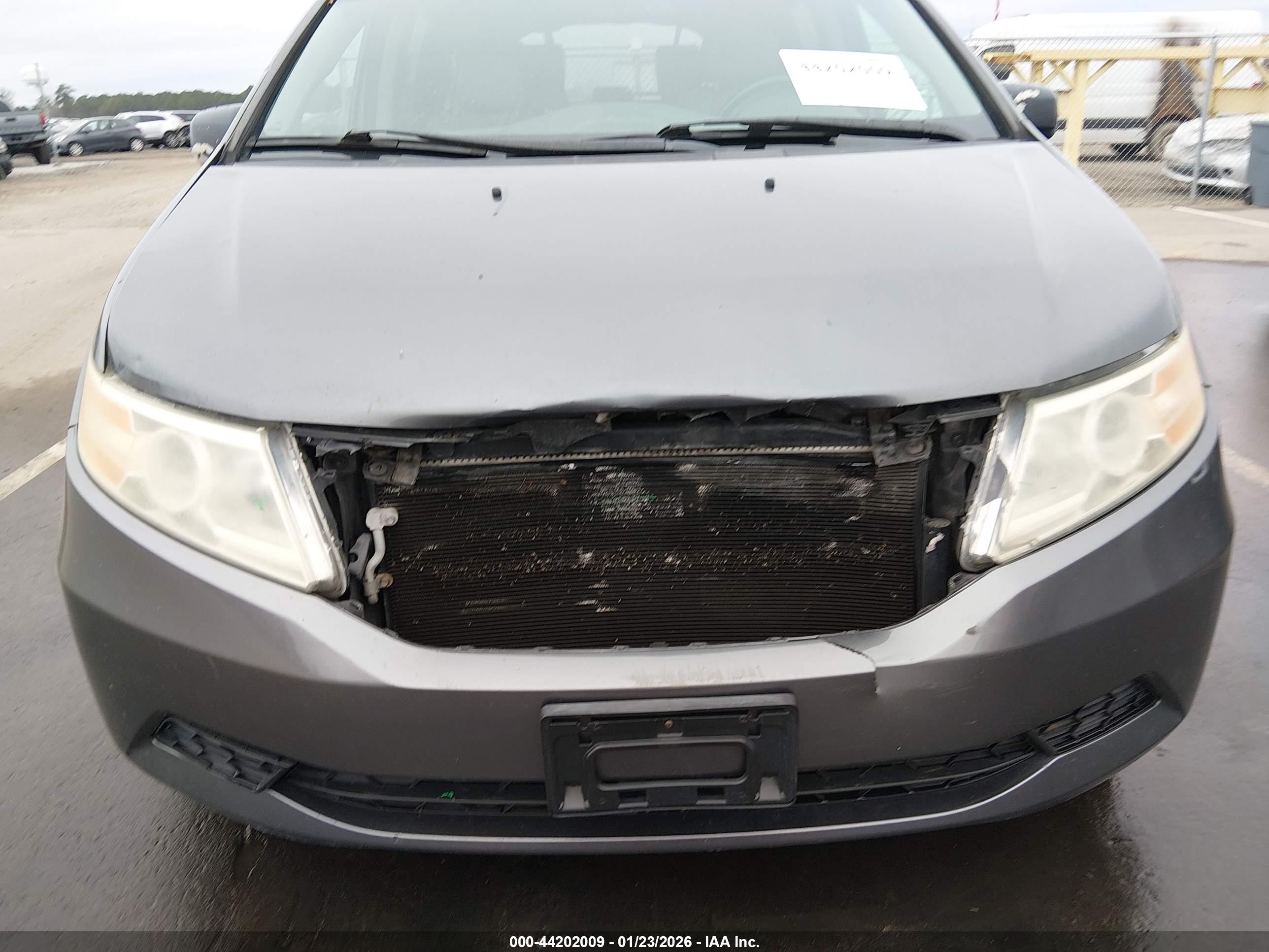 2013 Honda Odyssey Ex-l Gray vin: 5FNRL5H63DB016513