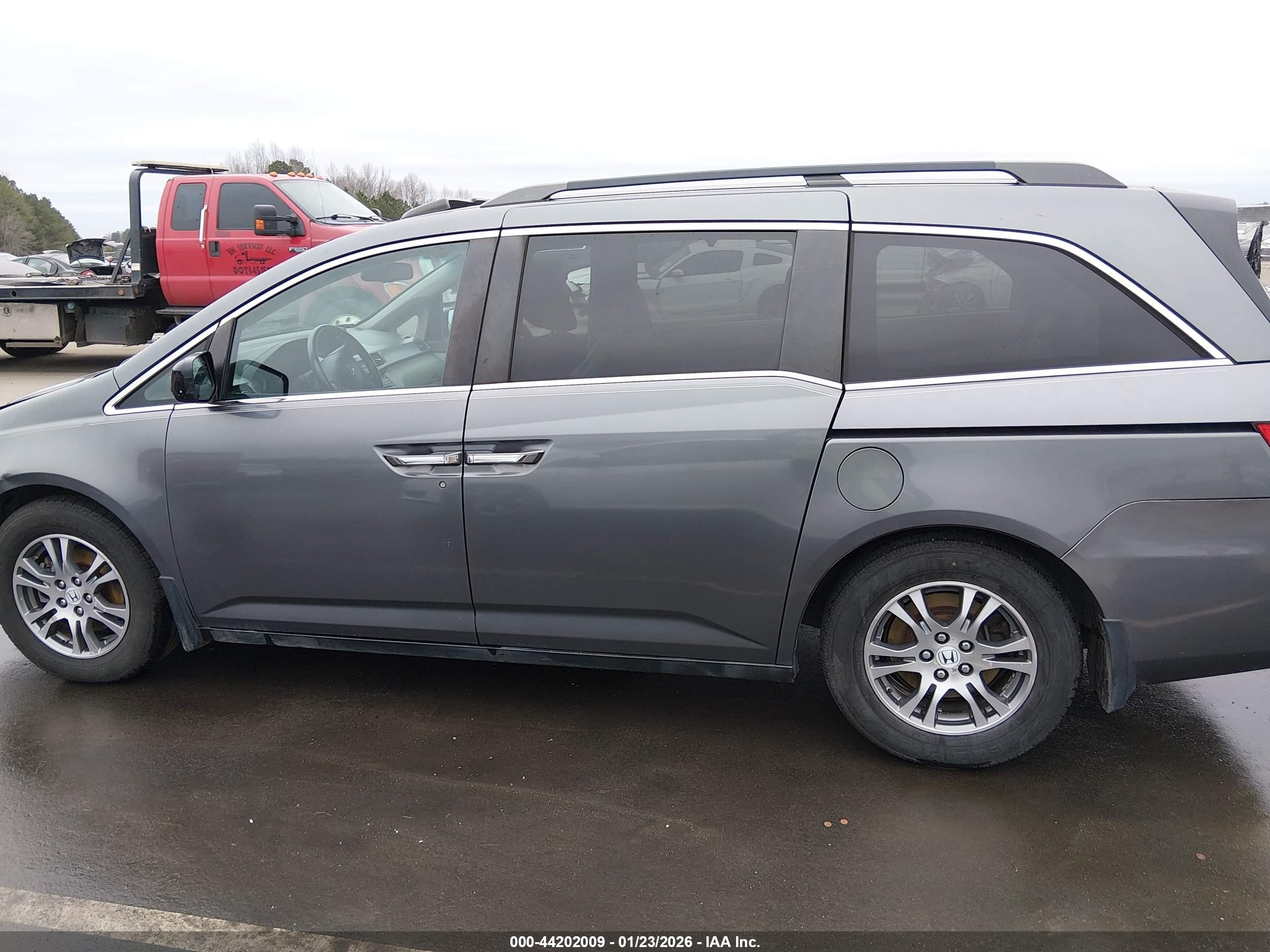2013 Honda Odyssey Ex-l Gray vin: 5FNRL5H63DB016513