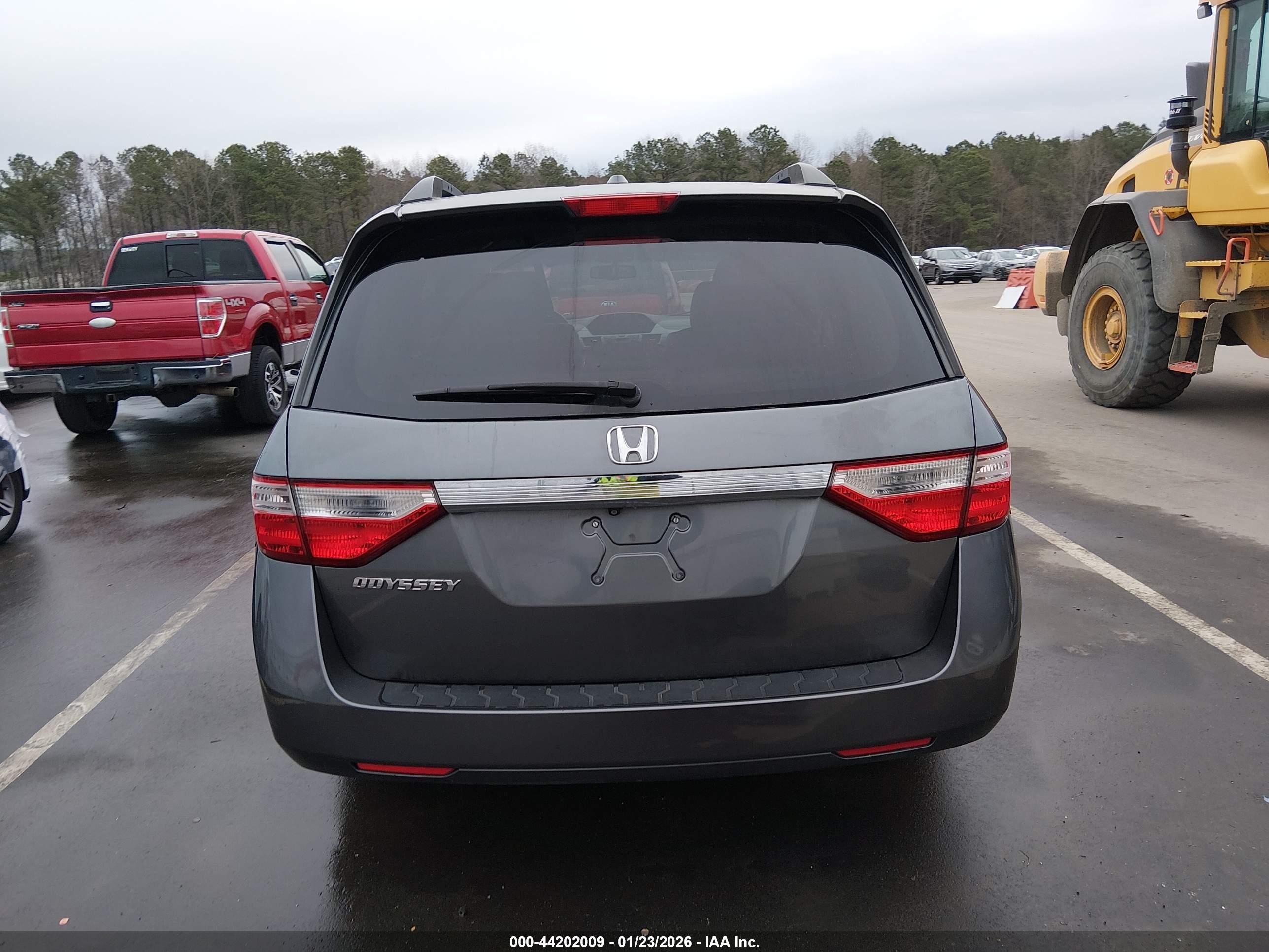 2013 Honda Odyssey Ex-l Gray vin: 5FNRL5H63DB016513