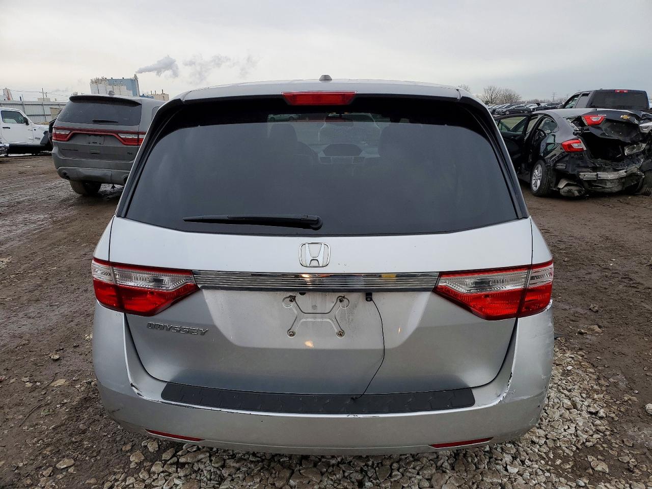 2013 Honda Odyssey Exl Silver vin: 5FNRL5H63DB024675