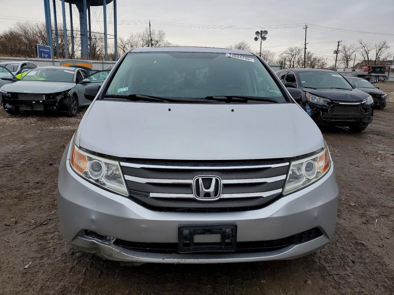 2013 Honda Odyssey Exl Silver vin: 5FNRL5H63DB024675