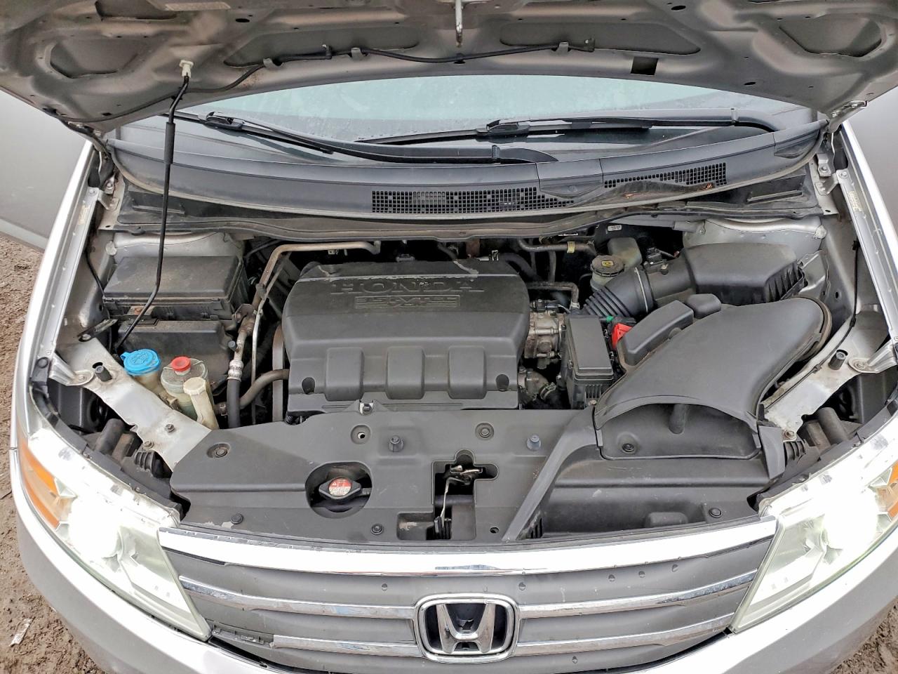 2013 Honda Odyssey Exl Silver vin: 5FNRL5H63DB024675